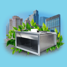 Канальные вентиляторы с ЕС-двигателями Sysimple TRS EC Poti